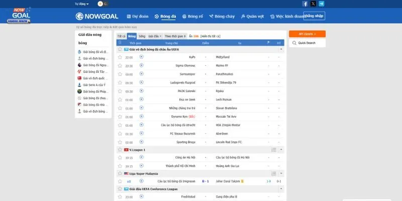 Nowgoal - Trang web cá cược thể thao uy tín 2025